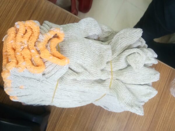 White Knitted Hand Gloves - Image 3