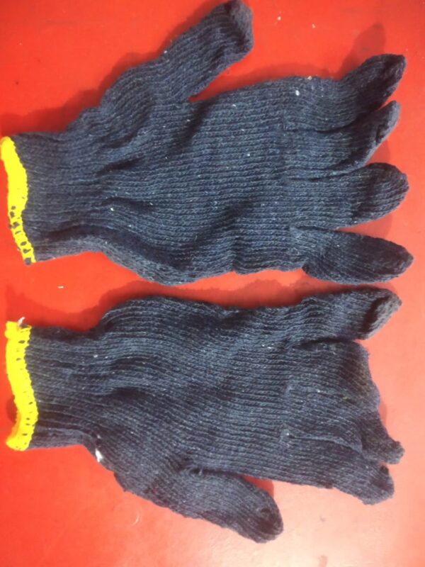 Blue Knitted hand Gloves